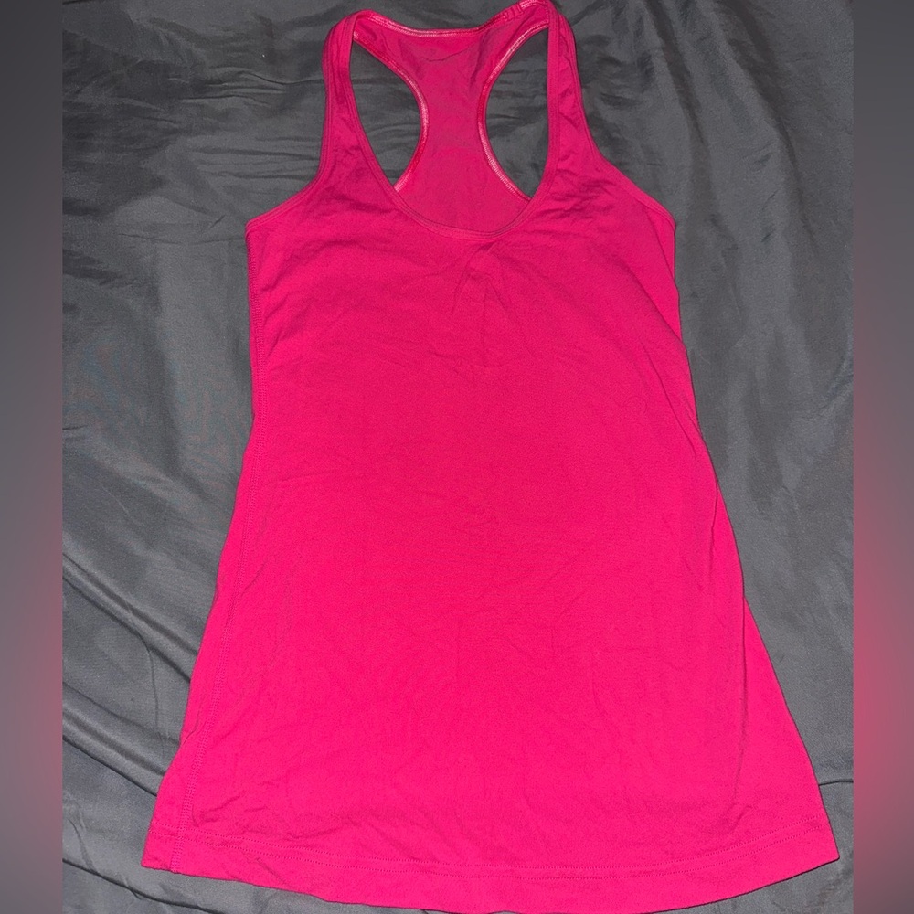 Lululemon Pink Cool Racerback Tank Sz. 6
